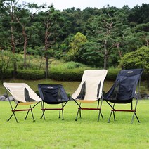 살반 경량체어 캠핑 의자 롱 릴렉스 백패킹 M L, 블랙