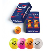 볼빅정품 2피스 6알 곰돌이 비스트 골프공 오렌지
