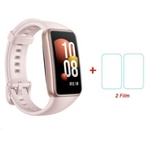 심박계 심박 센서 아너 밴드 7 스마트 혈액 산소 1.47 인치 AMOLED 스크린 심박수 추적기 2 주 배터리 수, 05 pink add film