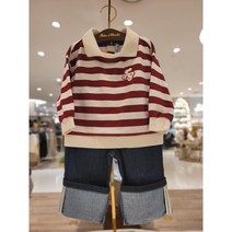 쇼콜라 퍼티ST티셔츠데님바지세트 가을겨울외출복 TTMWTS032D2