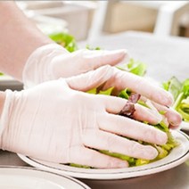 만능니트릴장갑 대형 화이트 100매 니트로장갑 방역장갑