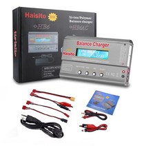 HTRC imax b6 80W Lipo 충전기 Lipo NiMh 리튬 이온 Ni-Cd 배터리 밸런스 충전기 방전기 15V 6A 전원 공급 장치 옵션, Grey B6 No AC_4