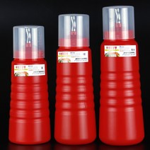 위생 초장병 3종 플라스틱 뚜껑 양념병 소스병 소스통, 중 7x20(cm) 500ml
