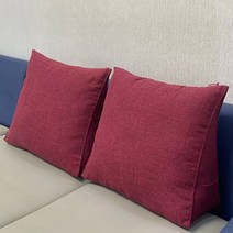 (삼각 쿠션)침대 머리 소프트 등받이 삼각 쿠션 소파 쿠션 사무실 허리 보호대 쿠션 쿠션 라지 사이즈, 라지 58 48 20cm, 09