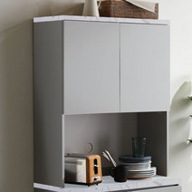 가온리빙 헤라800 상부 수납장, G/대리석무늬