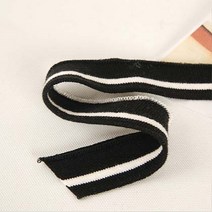 [러브원단] 요꼬시보리 스트라이프(폭3cm)-7color, 블랙한줄