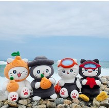 KC인증 한정판 제주 에디션 냐한 남자 춘배 인형 25cm 한라봉 돌하르방 해녀 고양이, 오리발 해녀 춘배
