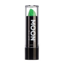 Moon Glow - Blacklight 네온 UV 립스틱 4.5g(0.16온스) - 파스텔 코랄 - 블랙라이트/UV 조명 아래에서 밝게 빛납니다!, Intense Green