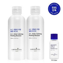 [SSG단독][라포티셀] 2개 A.C.데일리 카밍 필링 부스터 200ml + 증정 토너30ml, 단품