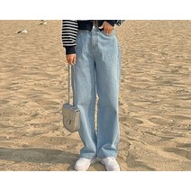 [리리앤코] 코져닝 코튼 와이드 데님 팬츠 청바지