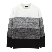 해리슨 남자 그라데이션 니트 라운드 SME1106