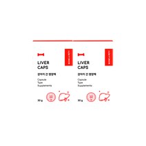 본아페티 리버캡스 강아지 간 영양제 보조제 간에 좋은 음식 60정 2개, 리버캡스 2개