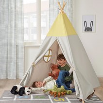 이케아 HOVLIG 노르덴 인디언 플레이 놀이텐트 R120x164cm 204.764.50