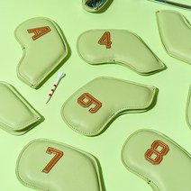 디이글 파스텔 골프 아이언 커버, 5, 그린, 1개