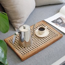 [바보사랑] 라탄 케인 트레이 직사각 - 대[체리하우스], 상세 설명 참조, 상세 설명 참조