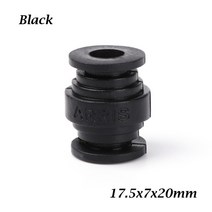 DJI 호환 F4 F7 비행 컨트롤러용 진동 방지 고무 댐퍼 볼 쿼드콥터 실리콘 마운트 쇼크 드론 카메라 짐, 07 Black 17.5x7x20mm