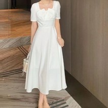 77사이즈돌잔치엄마원피스 애프터 야외 웨딩 결혼식 2부 엄마돌 드레스 원피스