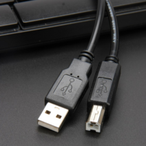 프린터 삼성 캐논 hp 호환 프린터 복사기 복합기 연결 USB 연결 케이블 1m, 1개