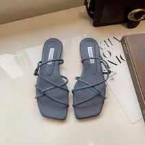 Z3JC 여성 백화점 플랫 컴포트 소프트탑 로마슈즈 플랫 샌들