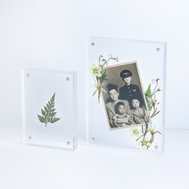 압화 아크릴표본액자 투명 자석 액자 만들기 DIY 인테리어액자소품