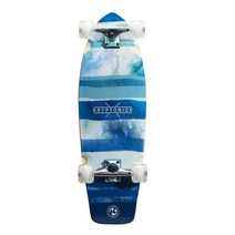 Kryptonics 슈퍼 팻 크루저 77.5cm(30.5인치) 컴플리트 스케이트보드 와이드 보드 블루 피쉬 해외 성인용 1298571