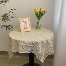 일호장신구 뜨개 짜임 사각 테이블보, 뜨개짜임사각테이블보[60*60]