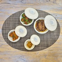 백자 도자기 뚜껑 반찬그릇 종지 초장그릇 도자기 소스볼, 미니, 1개