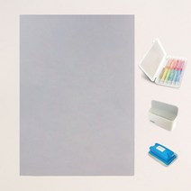 키룸 찰떡보드 유아자석보드 + 터치프루프 색연필 + 자석거치대 + 탈부착 지우개 세트, 유리용 사각모양