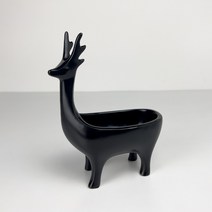 Last Dot 라스트닷 사슴트레이 선반 인테리어 소품 장식품 오브제 실내 인테리어, 블랙