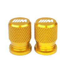 CNC 알루미늄 타이어 밸브 에어 포트 커버 캡 자동차 액세서리 BMW M 파워 퍼포먼스 M3 M5 X1 X3 X5 X6 E46 E39 E36 E60 4 개, [05] 금 4 개