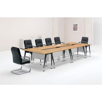 두다닥 마이스터 연결식 회의테이블 1200/1400/1600/1800, 1800연결 테이블 화이트다리, 원목