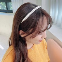 레더 꽈배기 헤어밴드 얇은 와이어 데일리 심플 기본 가죽 고급 명품 예쁜 여자 머리띠