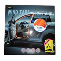 스네이크 도어 4D 몰딩 엣지 풍절음 소음 차단 가드, 윈드타파18M 블랙