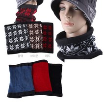 [휠네이쳐] 니트 넥워머 방한용, 니트넥워머[블랙]