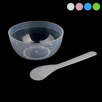 미용팩 만들기 반투명 용기 세트 10개 마사지볼 천연팩만들기 얼굴팩만들기, 투명