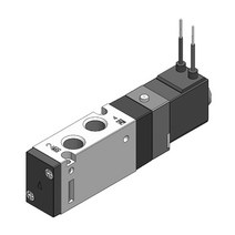 KCC 솔레노이드밸브 솔밸브 공압솔레노이드밸브(5포트) KS210S-24