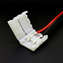 LED바 플렉시블 단색 연결 케이블 커넥터 2핀, 단품