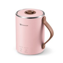 약탕기 가정용 업소용 한약 도자기 중탕기 대용량 홍삼 달임기 전기 탕약기 300W 전기 주전자 삶은 물 차, 03 pink_01 EU