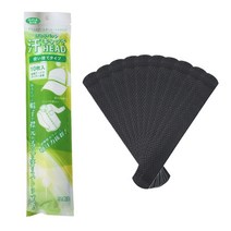 골프 모자 옷깃 오염방지 5중앰보싱 변색 방지 땀 흡수패드 10매, 화이트