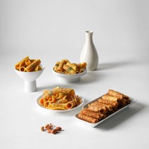 오주방 건강 담은 국내산 강정 우리쌀 땅콩맛 파래맛 생강맛 검정깨맛 전통과자 무합성감미료 무착향로 무방부제 옛날과자 영양간식 4종세트
