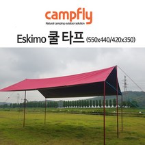 에스키모 쿨타프 스킨세트(레드) 대형(550x440) 중형(420x350) 블랙코팅, 대형(550x440) 스킨세트(레드)