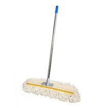 플렌티 강당걸레 원사 색사 스틸고정쇠 60cm 75cm 90cm 105cm 밀대 막대 체육관 청소, 플렌티원사강당걸레90cm스틸고정쇠+스텐봉세트