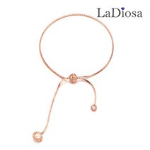 라디오사 18K 끈조절 스트링 팔찌 LK18JJ-9682B