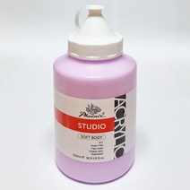 아크릴물감 STUDIO 500ml 401 Violet Pale/ 연보라 칼라 낱색 미술 화방 그리기 디자인 공예 인테리어재료