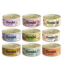 고스비 캣 프레스코 70g 그레인프리 주식캔, 키튼 참치닭고기&우유, 1개