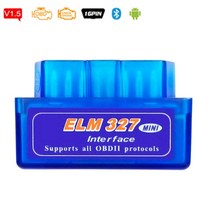 슈퍼 미니 ELM327 OBD2 스캐너 블루투스 V1.5 V2.1 WIFI 자동차 진단 도구 안드로이드/윈도우/심비안/iOS, Bluetooth V1.5