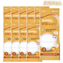 크리넥스 KF80 황사마스크 플러스 (소형 4단), 10개, 1개