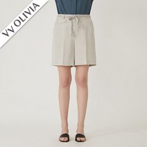 [올리비아로렌] [비비올리비아] 에스닉 벨트 린넨 반바지 VVBDSYM5331