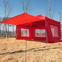 베이직3x4.5 캐노피천막 캠핑천막 감성천막 포장마차 야외천막 접이식천막, B타프풀 3X4.5 형그린