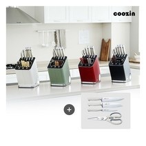 쿠진 나이프케어 칼살균기 + 에지리 프레스티지 나이프 4종세트 (칼갈이 기능포함), 색상:매트블랙, 상세 설명 참조